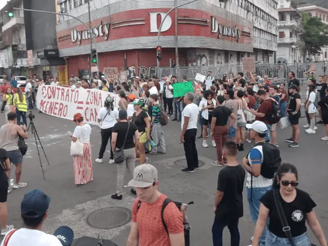 Protesta contra la mina del 5 de mayo