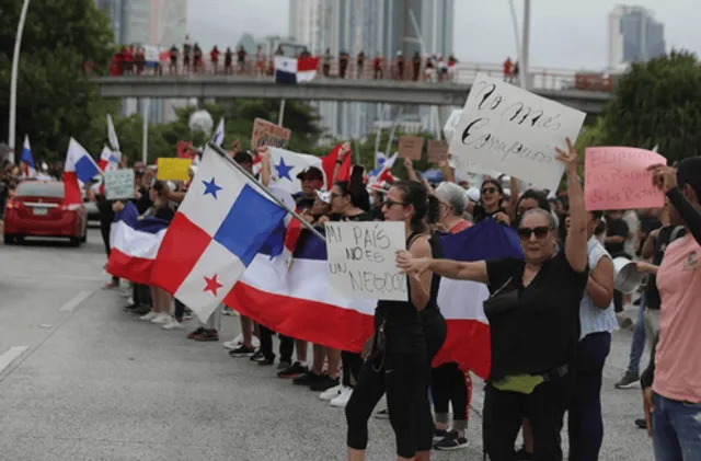 Protesta: en Panamá no hay normalidad