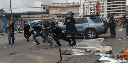 Police Repression at Protest